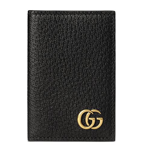 mens card holders gucci|gucci gg marmont card holder.